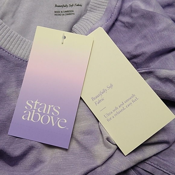 NWT Women's Beautifully Soft Fleece Tie Dye Lounge Sweatshirt - Size 1X - Picture 6 of 8